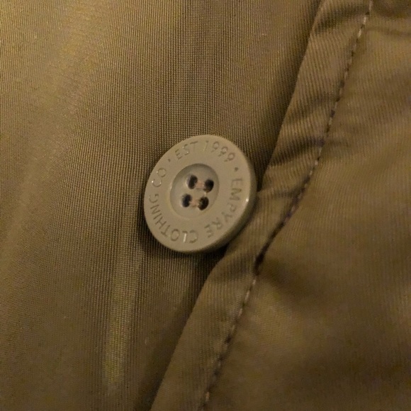 Empyre Men’s Olive Green Jacket (S) - Picture 2 of 4
